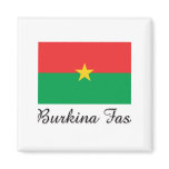 Burkina Faso Flag Design magnets