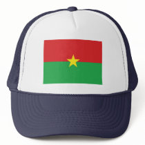 Burkina Faso Flag Mesh Hat