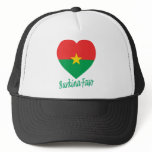 Burkina Faso Flag Heart hats