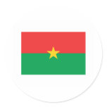 Burkina Faso FLAG International stickers