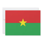 Burkina Faso Flag invitations
