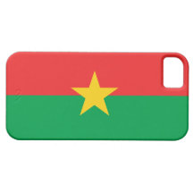 Burkina Faso Flag iPhone 5 Covers