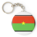 Burkina Faso Flag keychains