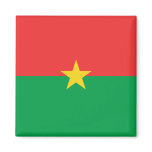 Burkina Faso Flag Magnet
