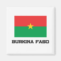Burkina Faso Flag Magnets