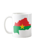 Burkina Faso Flag map BF mugs