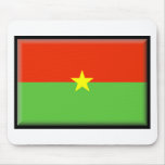 Burkina Faso Flag mousepads