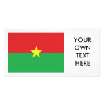 Burkina Faso Flag photo cards