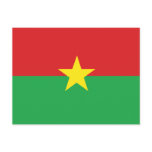 Burkina Faso Flag postcards