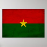 Burkina Faso Flag posters