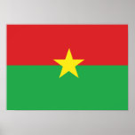 Burkina Faso Flag posters