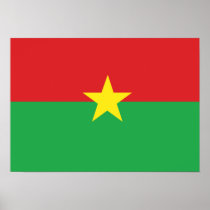 Burkina Faso Flag Posters