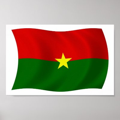 Burkina Faso Flag Poster Print by LivingFlags2