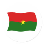 Burkina Faso Flag Sticker