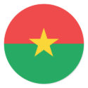 Burkina Faso Flag Sticker