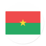 Burkina Faso Flag stickers
