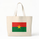 Burkina Faso Flag Tote Bag