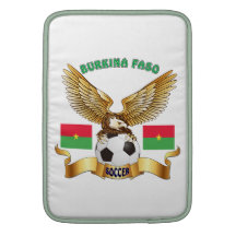 Burkina Faso Football Designs MacBook Sleeve