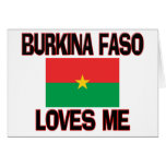 Burkina Faso Loves Me cards