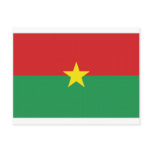 Burkina Faso National Flag postcards