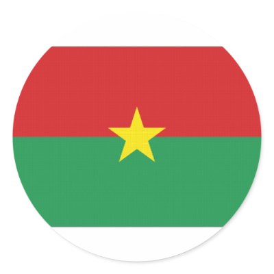 Burkina Faso National Flag Sticker by All_Flags