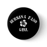 Burkina Faso Pink Girl buttons