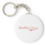 Burkina Faso Revolution Style keychains