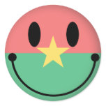 Burkina Faso Smiley stickers