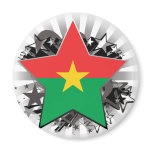 Burkina Faso Star magnets