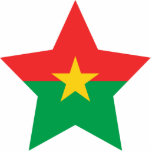 Burkina+Faso Star photo sculptures