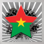 Burkina Faso Star posters