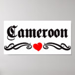 Burkina Faso Tattoo Style posters