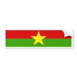 Burkina Flag Bumper Sticker