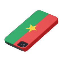 Burkina Flag iPhone 4 Covers