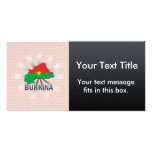 Burkina Flag Map 2.0 photo cards