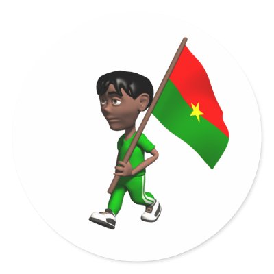 Burkinabe Boy Sticker by worldtees