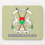 Burkinabe Emblem mousepads