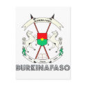 Burkinabe Emblem postcards