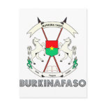 Burkinabe Emblem postcards