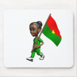 Burkinabe Girl mousepads