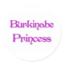 Burkinabe Princess stickers