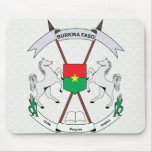 Burkinafaso Coat of Arms detail mousepads