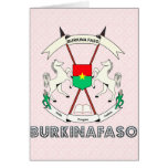 Burkinafaso High Quality Coat of Arms cards