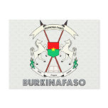 Burkinafaso High Quality Coat of Arms postcards