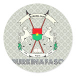 Burkinafaso High Quality Coat of Arms stickers
