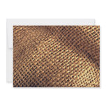 Burlap invitations