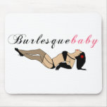 burlesque baby doll mouse mousepads