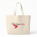 Burlesque baby giant tote bags
