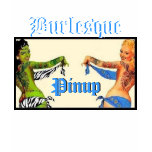 Burlesque Pinup v-neck shirt