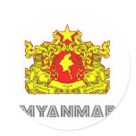 Burma Emblem Stickers